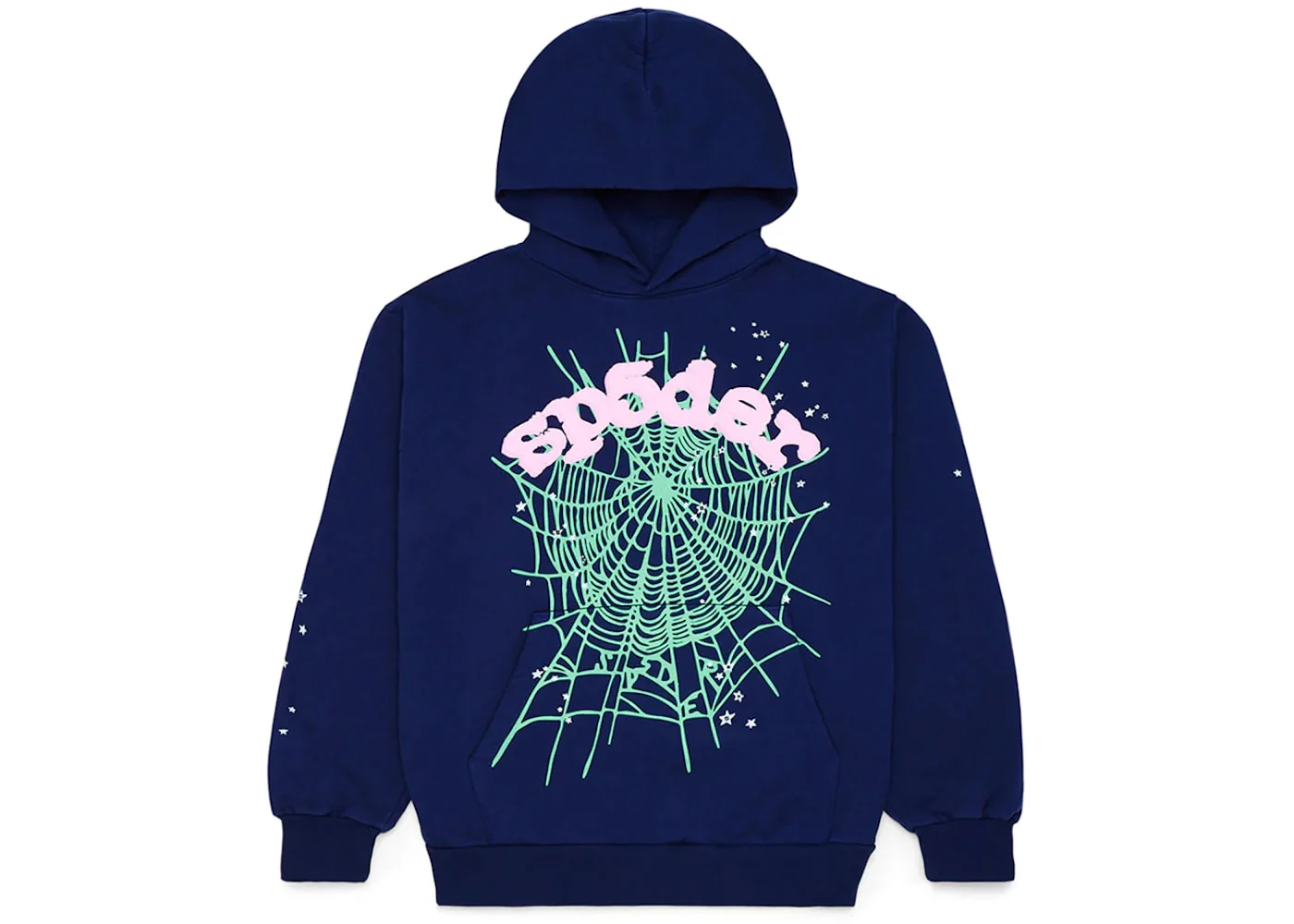 Sp5der OG Web Hoodie Navy - Joey Sneakers