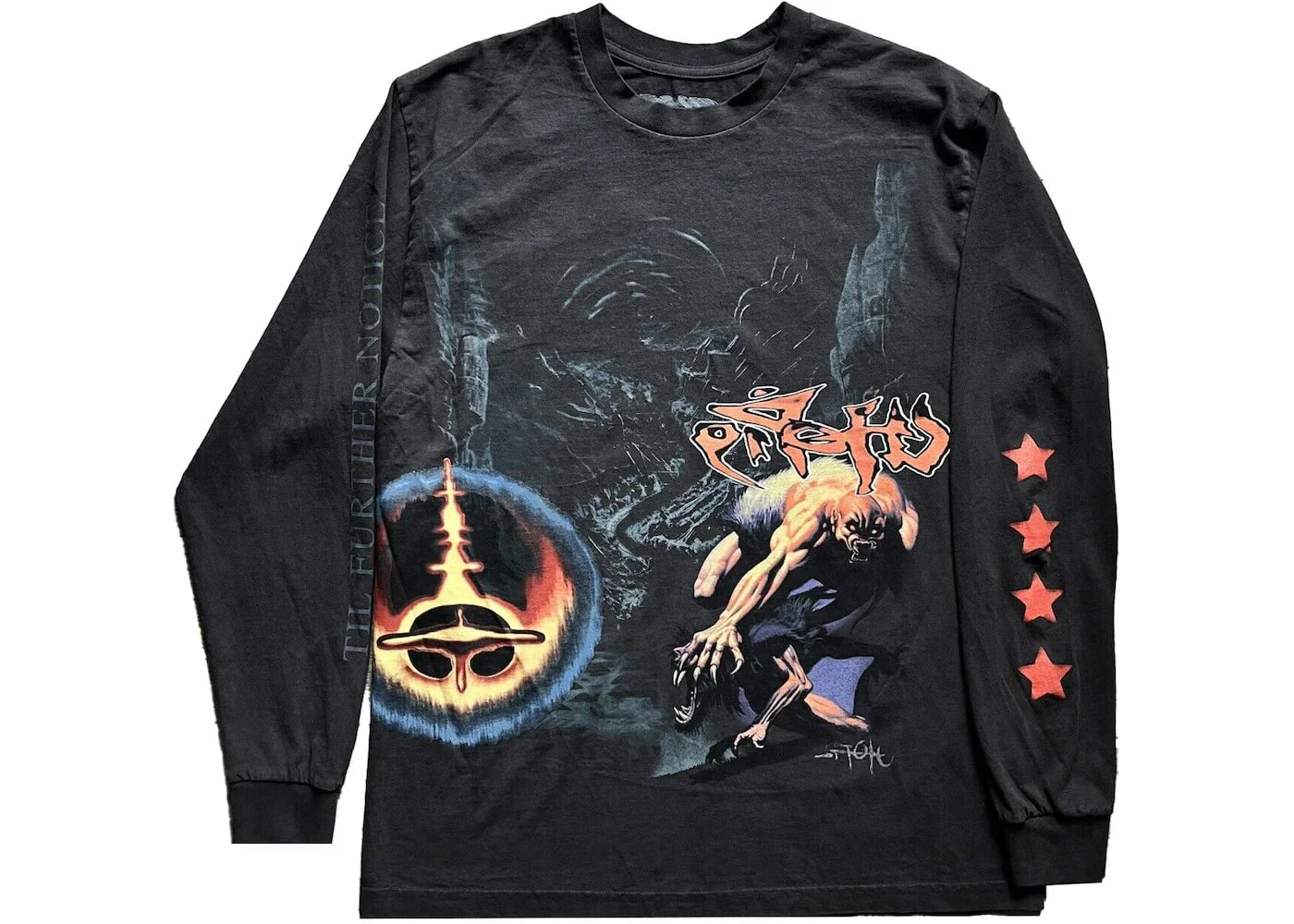 Travis Scott Utopia Circus Maximus 2023 Tour L/S Tee Black - Joey Sneakers