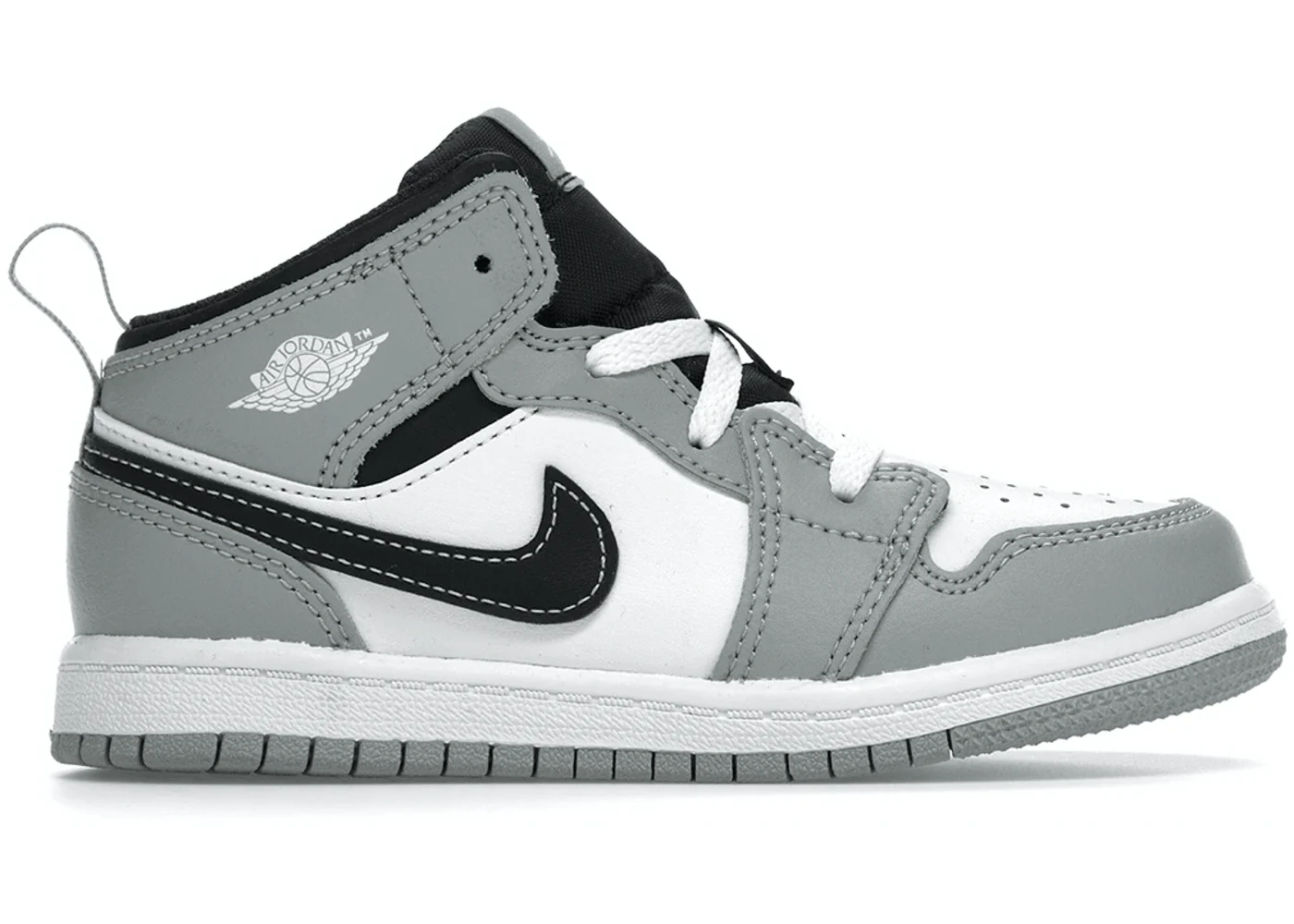 Jordan 1 Mid Light Smoke Grey (2022) (TD) - Joey Sneakers