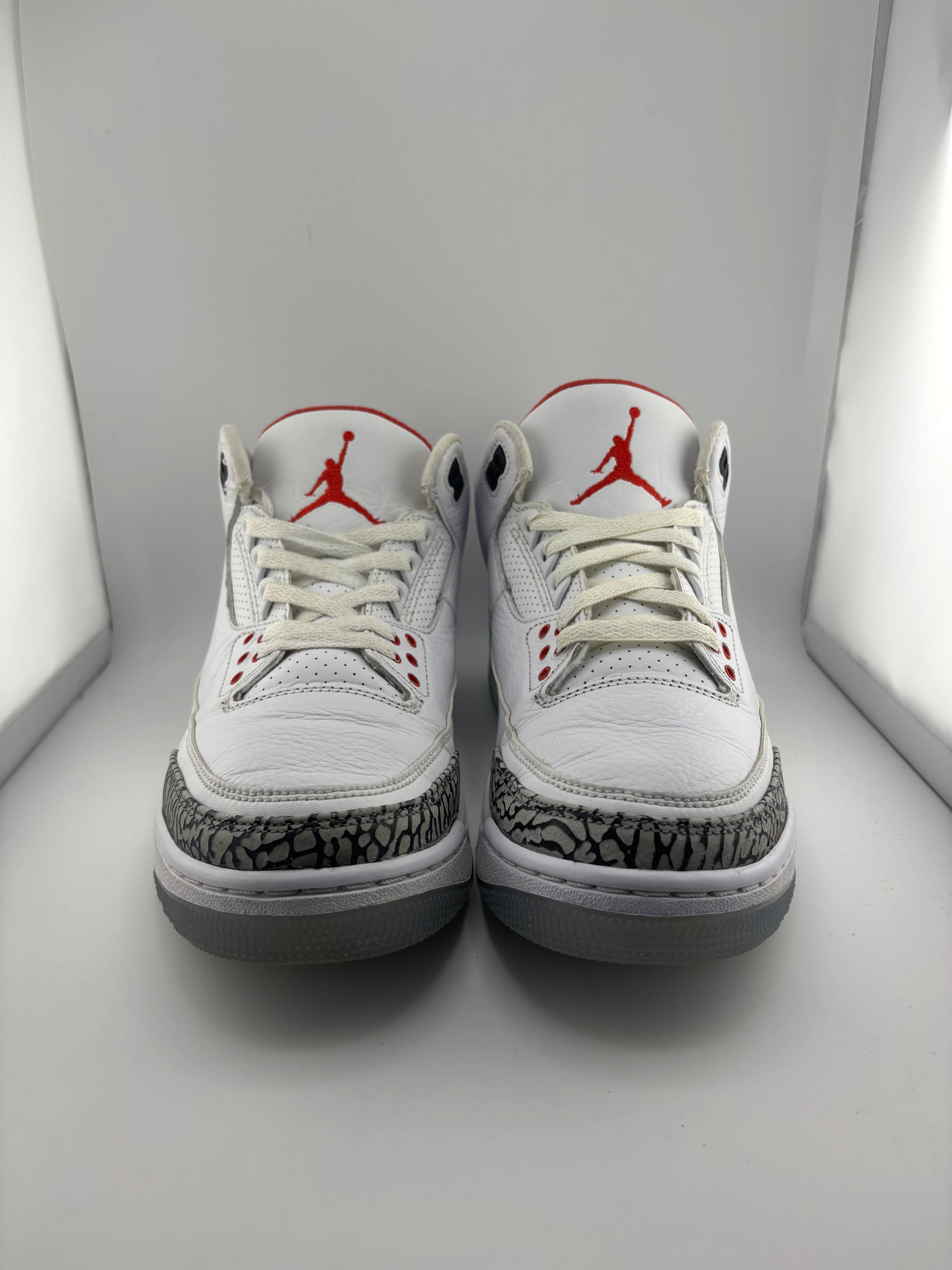 Jordan 3 Retro Free Throw Line White Cement - Joey Sneakers