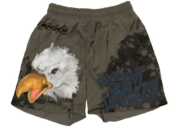 Travis Scott Cactus Jack For Fragment Imagination Shorts Olive - Joey Sneakers