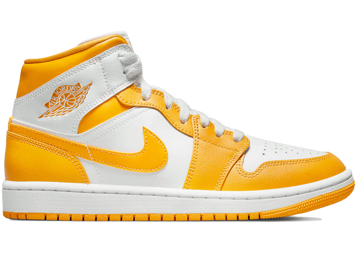 Jordan 1 Mid White University Gold (W) - Joey Sneakers