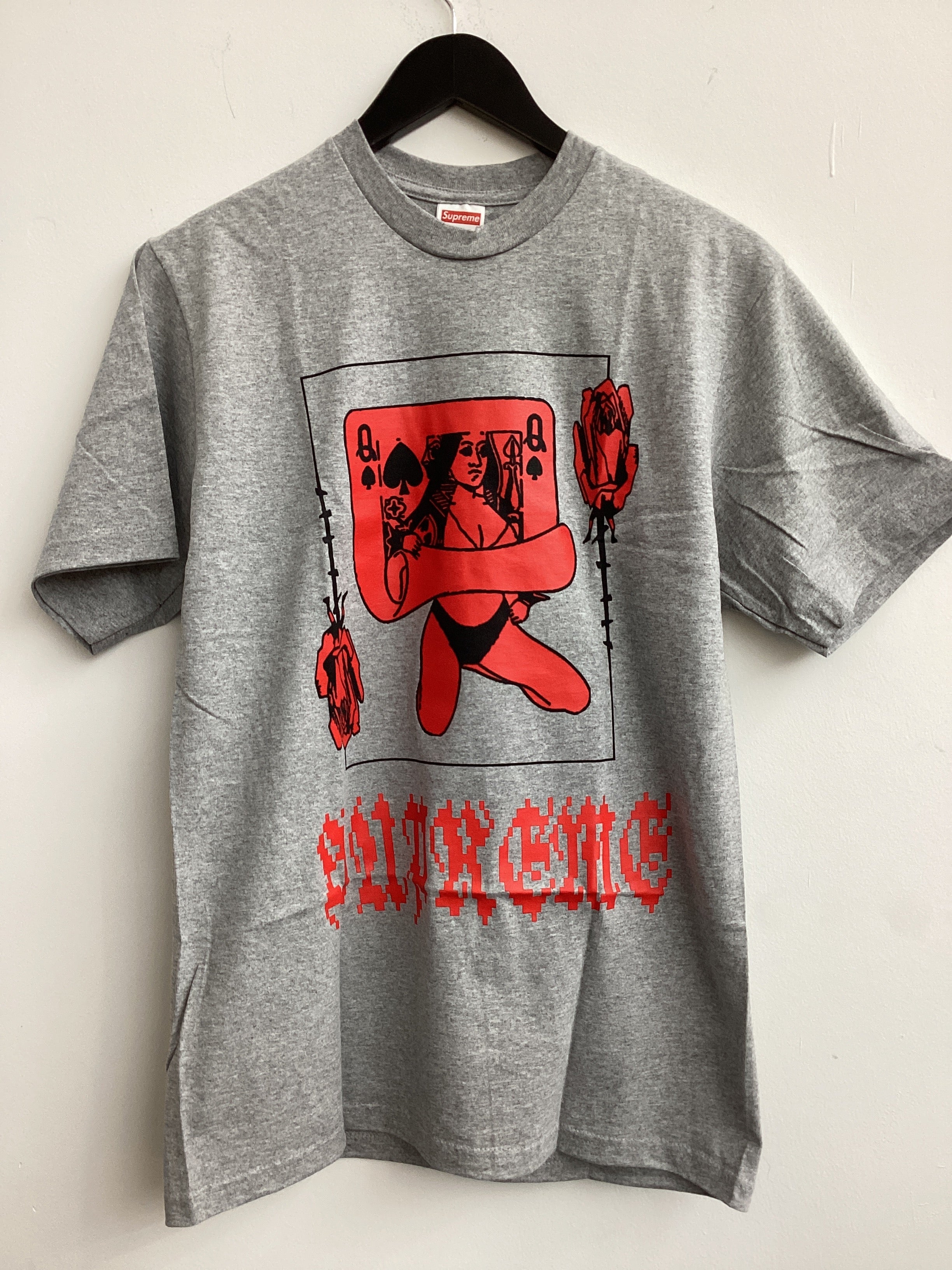 Supreme Queen Tee Heather Grey - Joey Sneakers