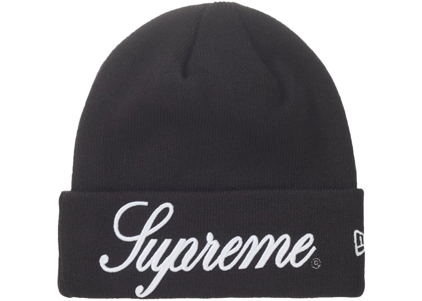 Supreme New Era Script Beanie Black - Joey Sneakers
