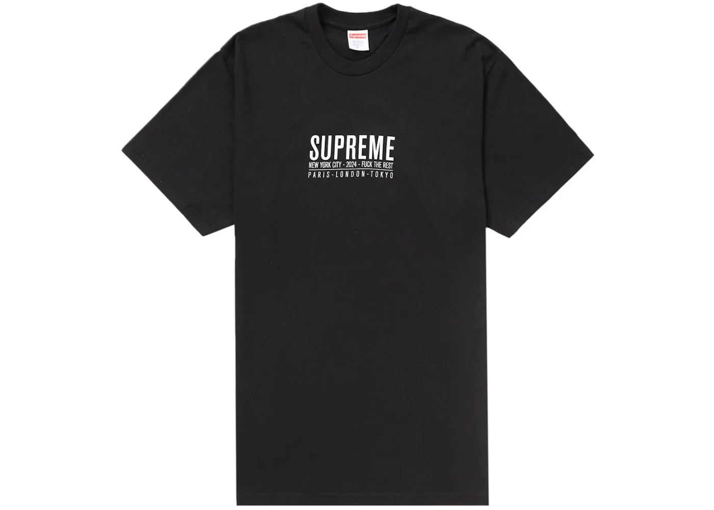 Supreme Paris Tee Black - Joey Sneakers