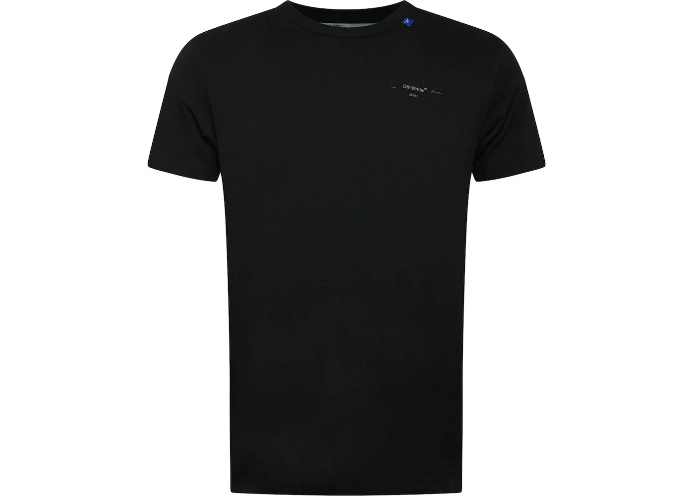 Off-White Slim Fit Backbone T-shirt Black/Silver - Joey Sneakers