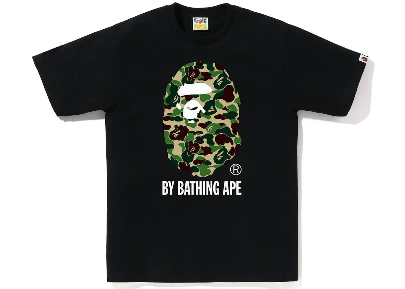 BAPE ABC Camo By Bathing Ape Tee Black/Green - Joey Sneakers