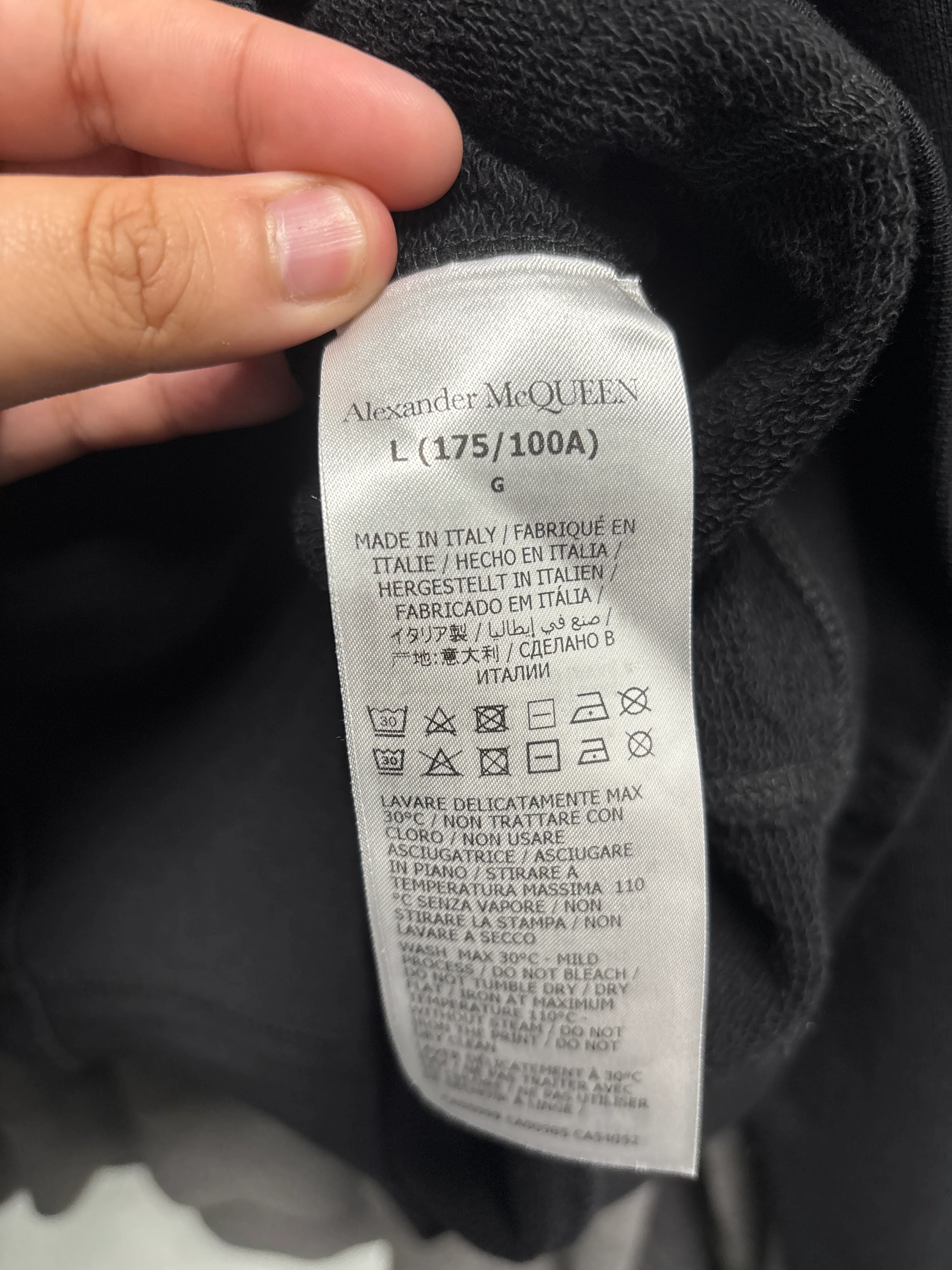 Alexander McQueen Graffiti Logo Hoodie - Joey Sneakers