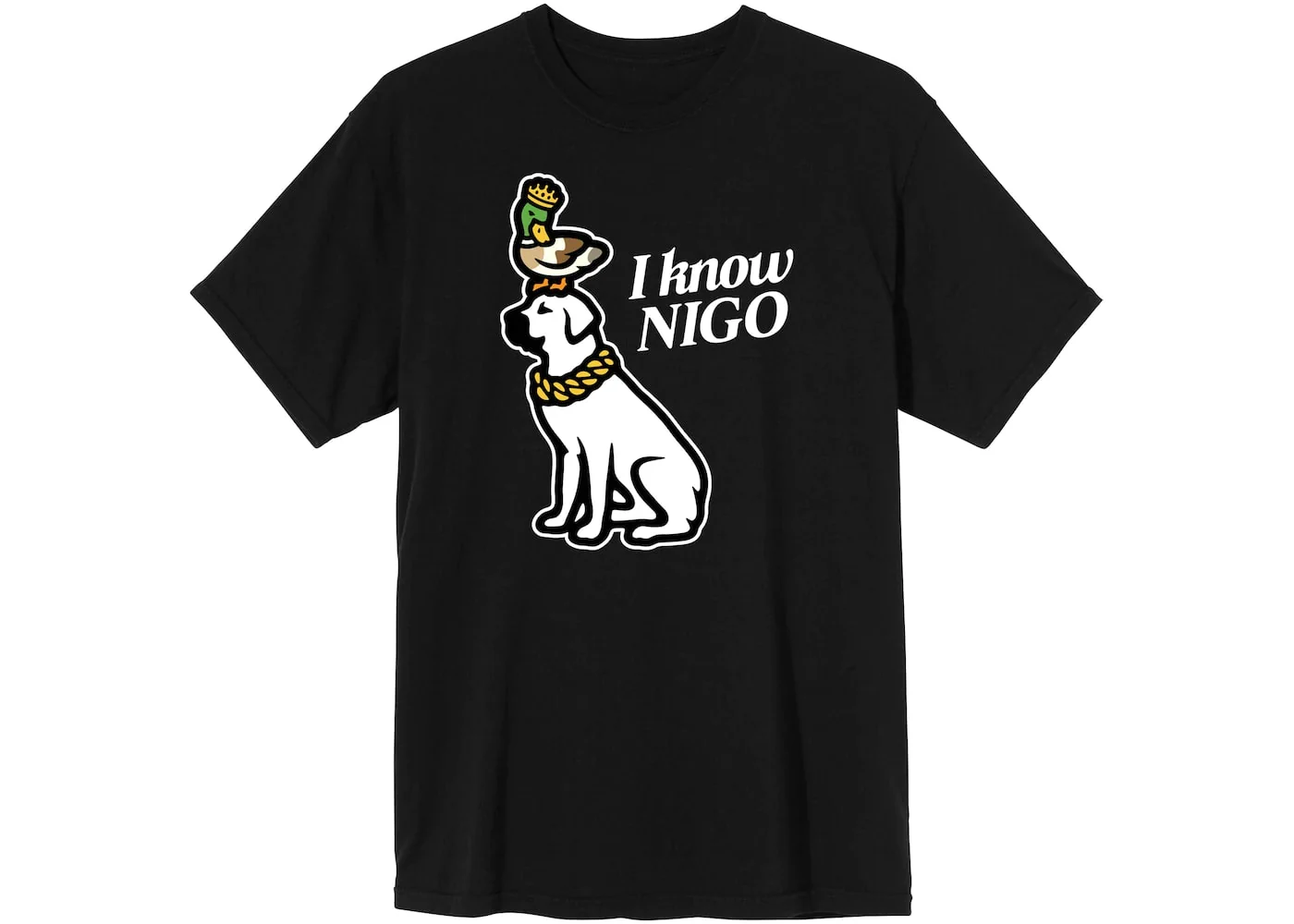 I Know Nigo Dog (Ny Pop Up) T-shirt Black - Joey Sneakers