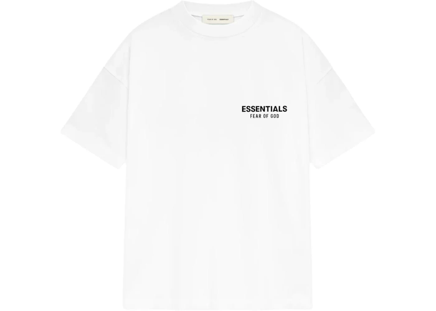 Fear of God Essentials Classic Short Sleeve Tee Bright White - Joey Sneakers