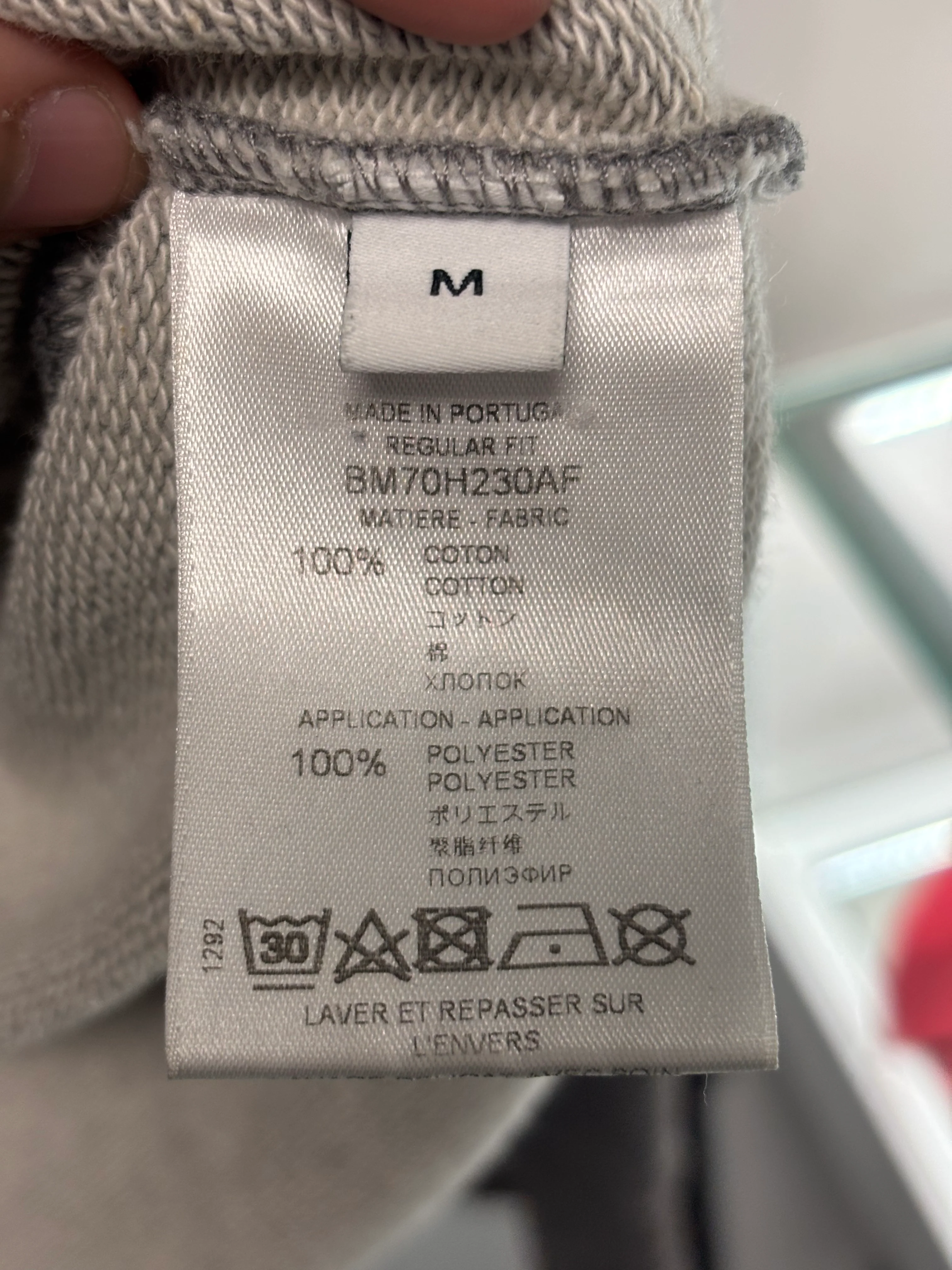 Givenchy Stamp Logo Crewneck Grey - Joey Sneakers