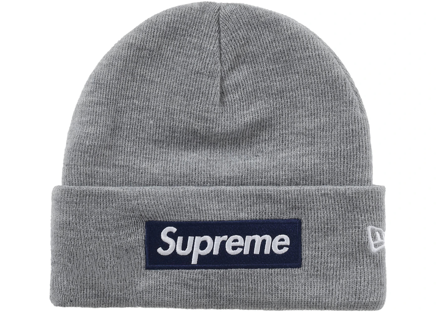 Supreme New Era Box Logo Beanie (FW25) Heather Grey - Joey Sneakers
