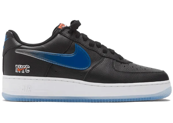 Nike Air Force 1 Low Kith Knicks Away Black - Joey Sneakers