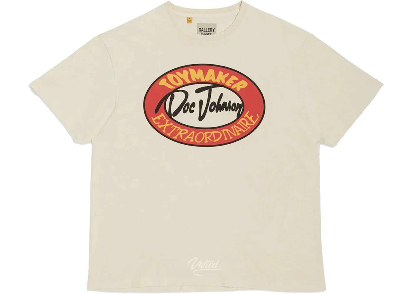 Gallery Dept. Toymaker Doc Johnson Tee Antique White/Cream - Joey Sneakers