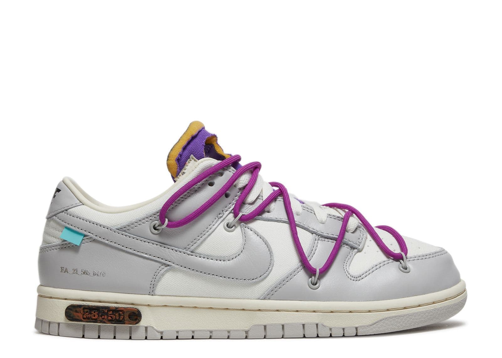 Nike Dunk Low Off-White Lot 28 - Joey Sneakers