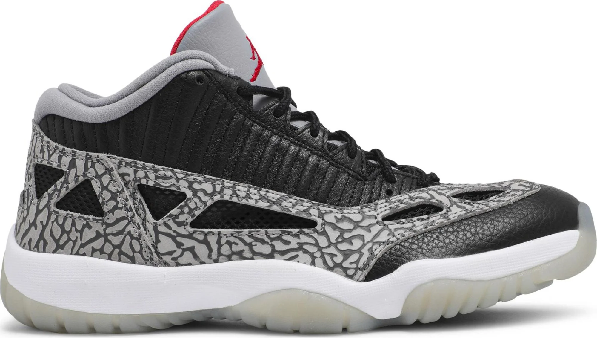 Jordan 11 Retro Low IE Black Cement - Joey Sneakers
