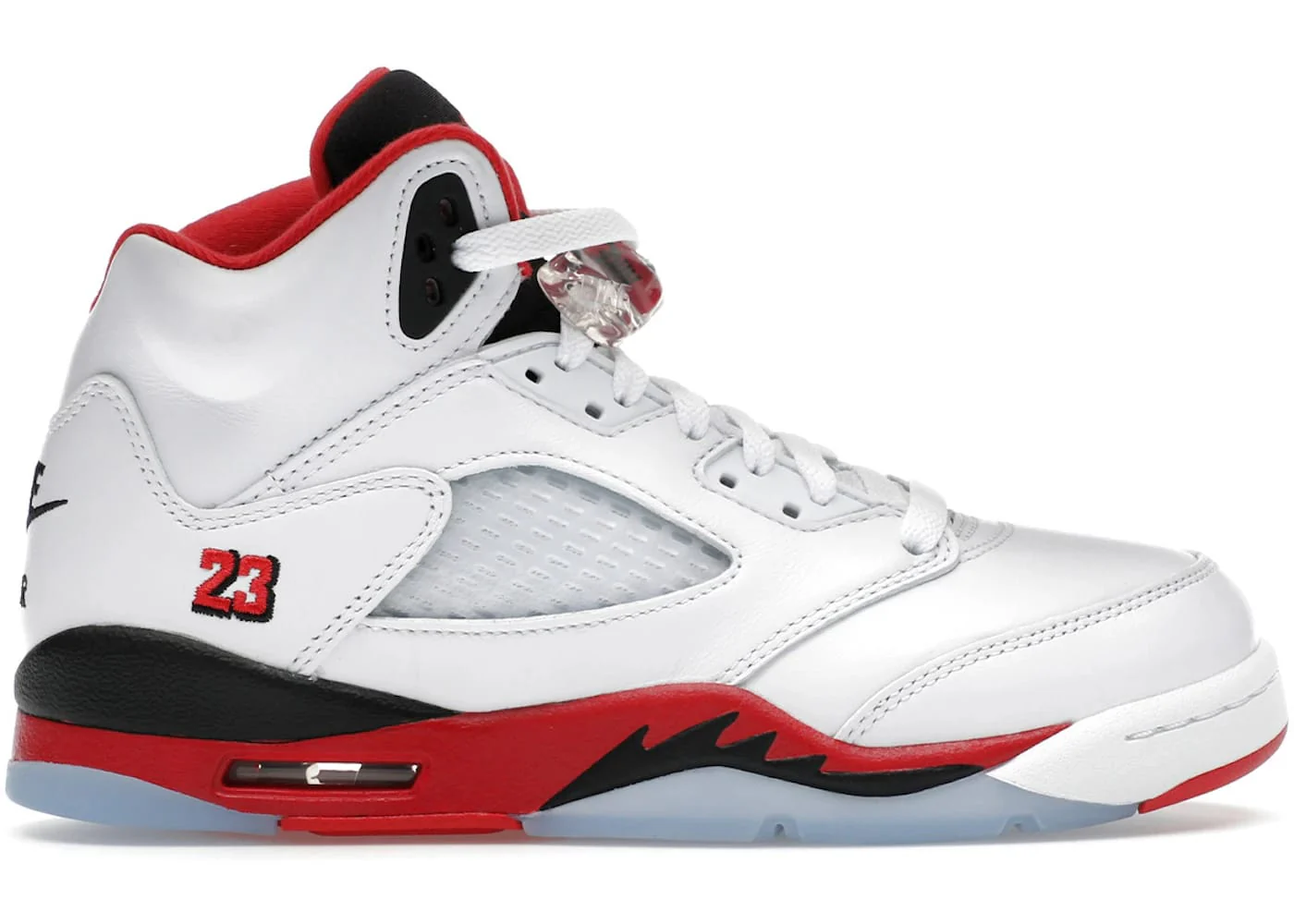 Jordan 5 Retro Fire Red Black Tongue (2025) (GS) - Joey Sneakers