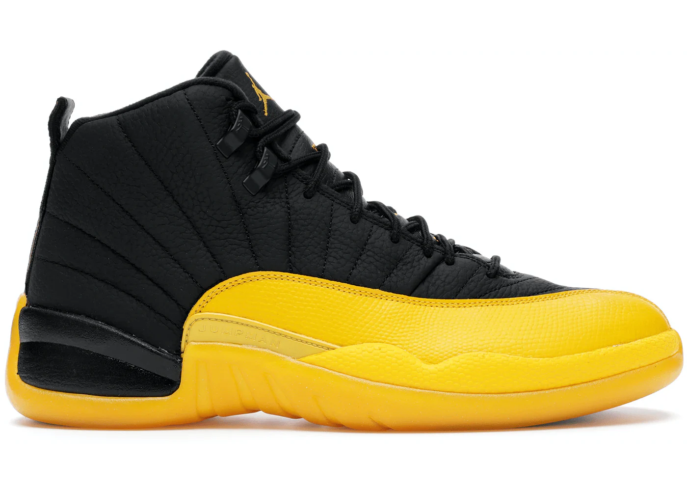 Jordan 12 Retro Black University Gold - Joey Sneakers