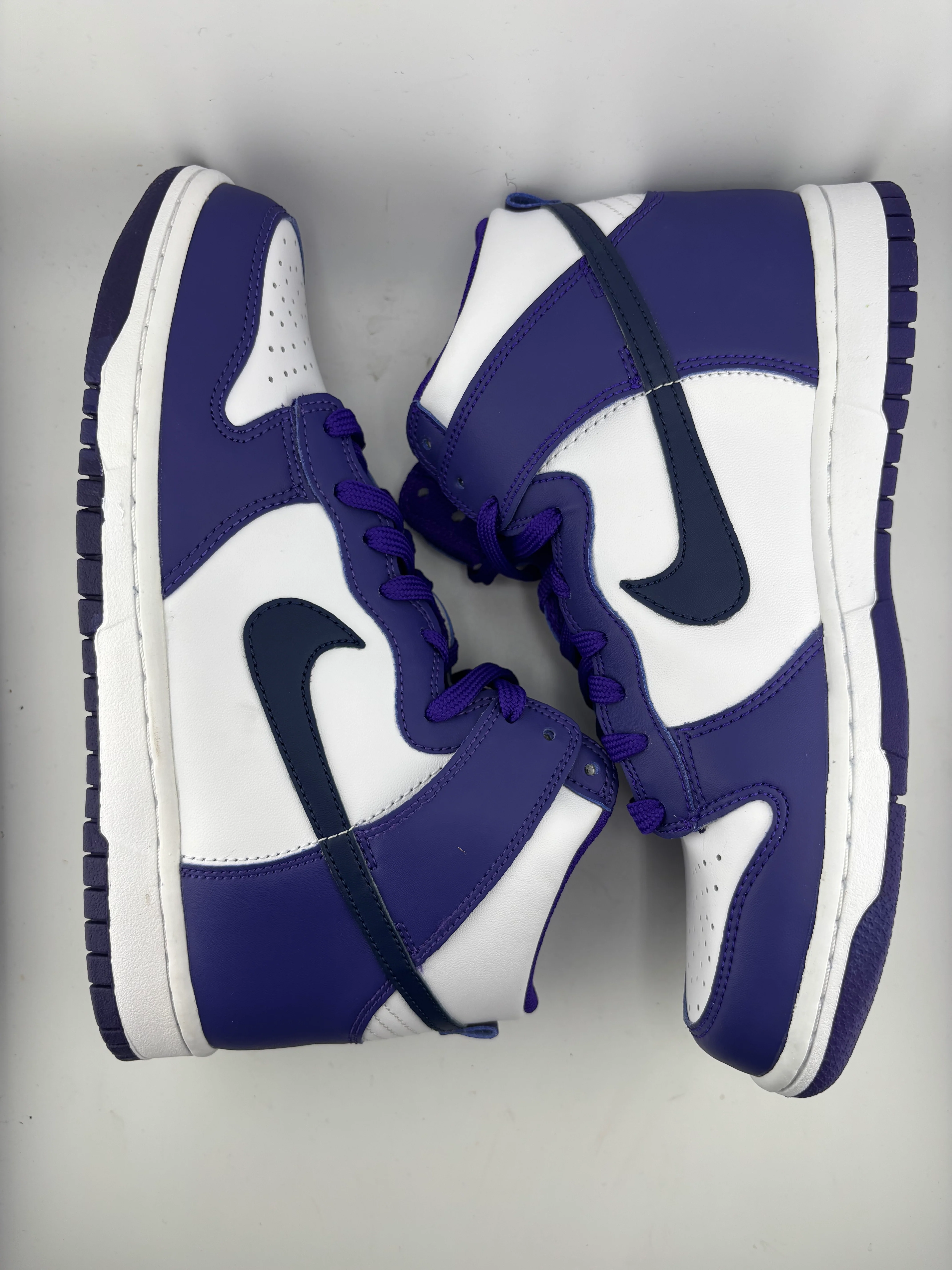 Nike Dunk High Electro Purple Midnght Navy (GS) - Joey Sneakers