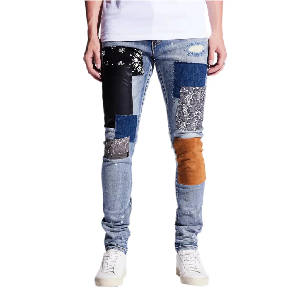 Embellish Denim Jeans - Joey Sneakers