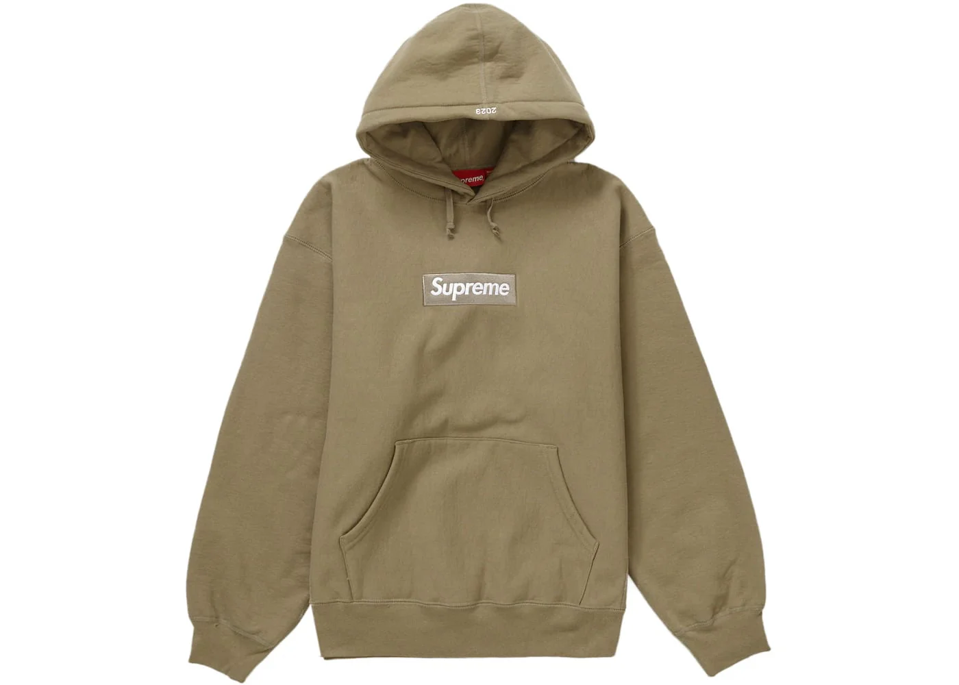 Supreme Box Logo Hooded Sweatshirt (FW23) Dark Sand - Joey Sneakers