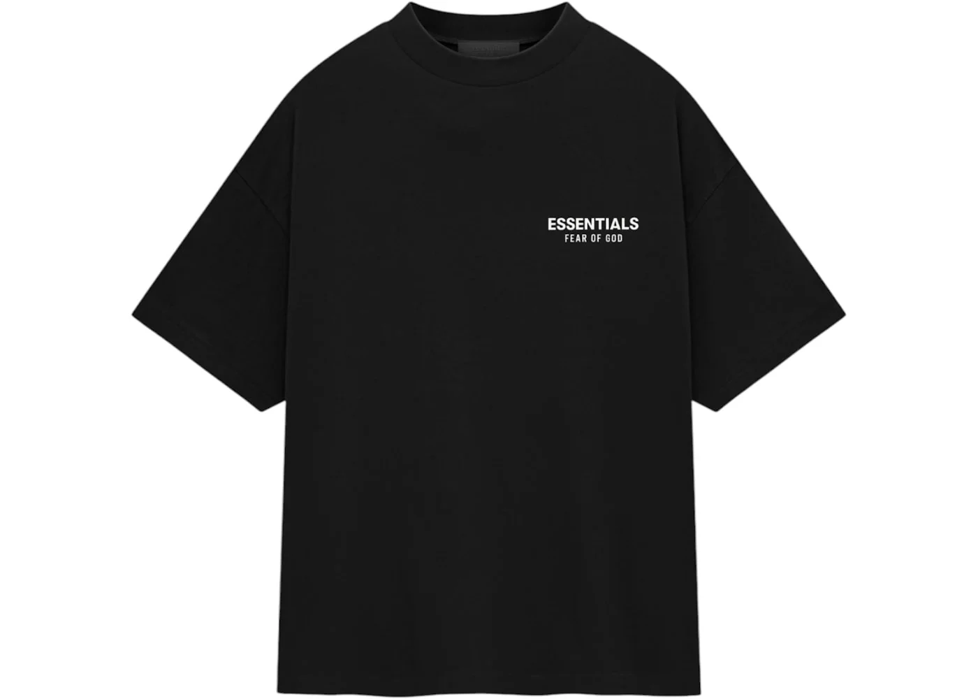 Fear of God Essentials Jersey Crewneck T-Shirt Black - Joey Sneakers