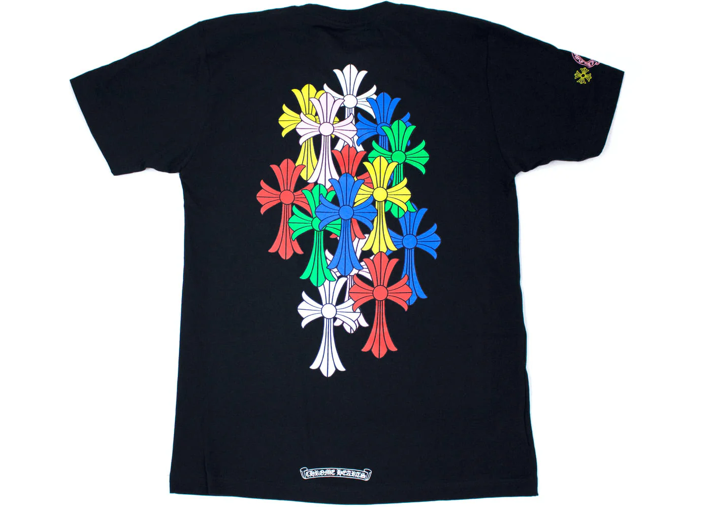 Chrome Hearts Multi Color Cross Cemetery T-shirt Black - Joey Sneakers
