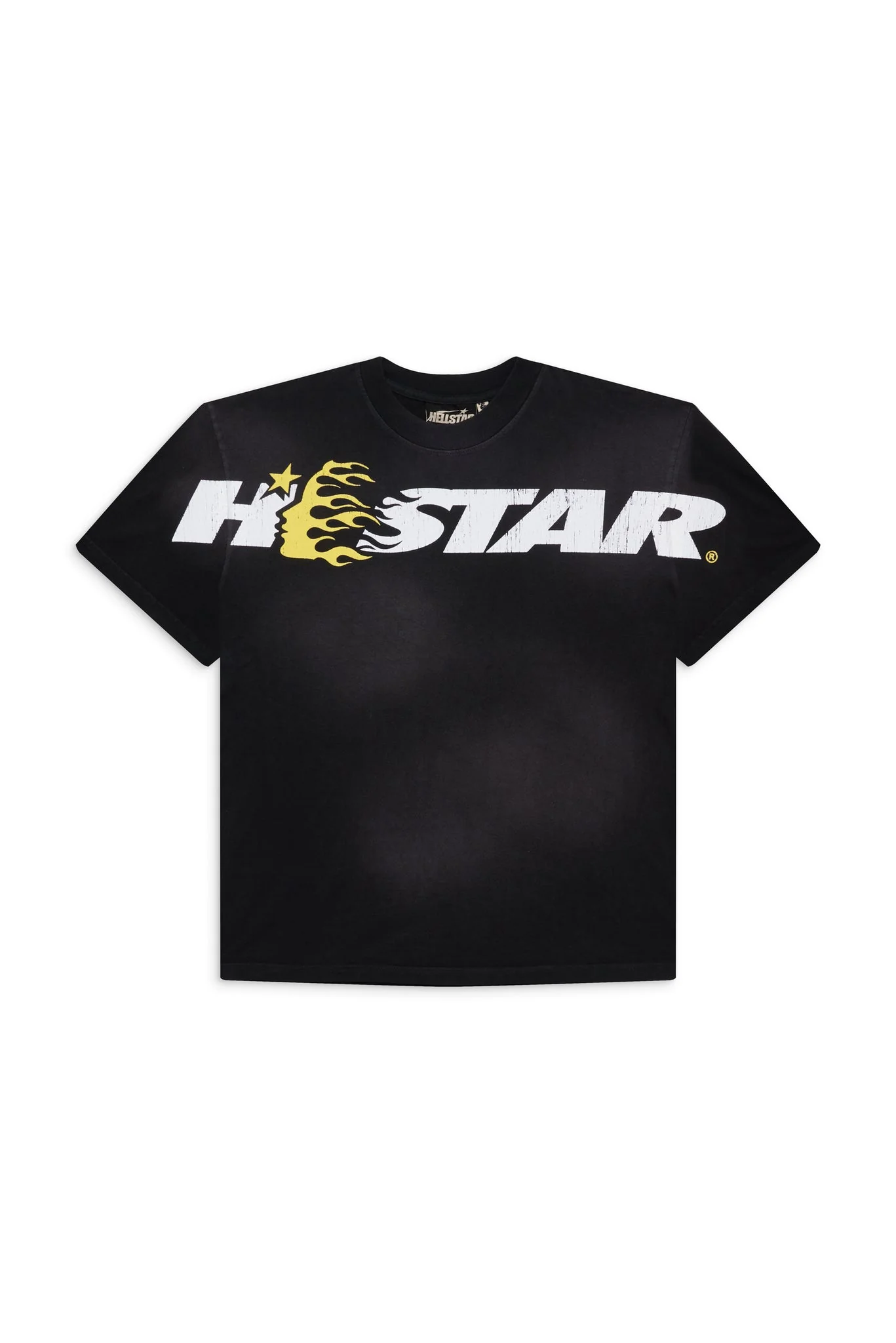 Hellstar Cartoon Logo Black / Yellow T-Shirt - Joey Sneakers