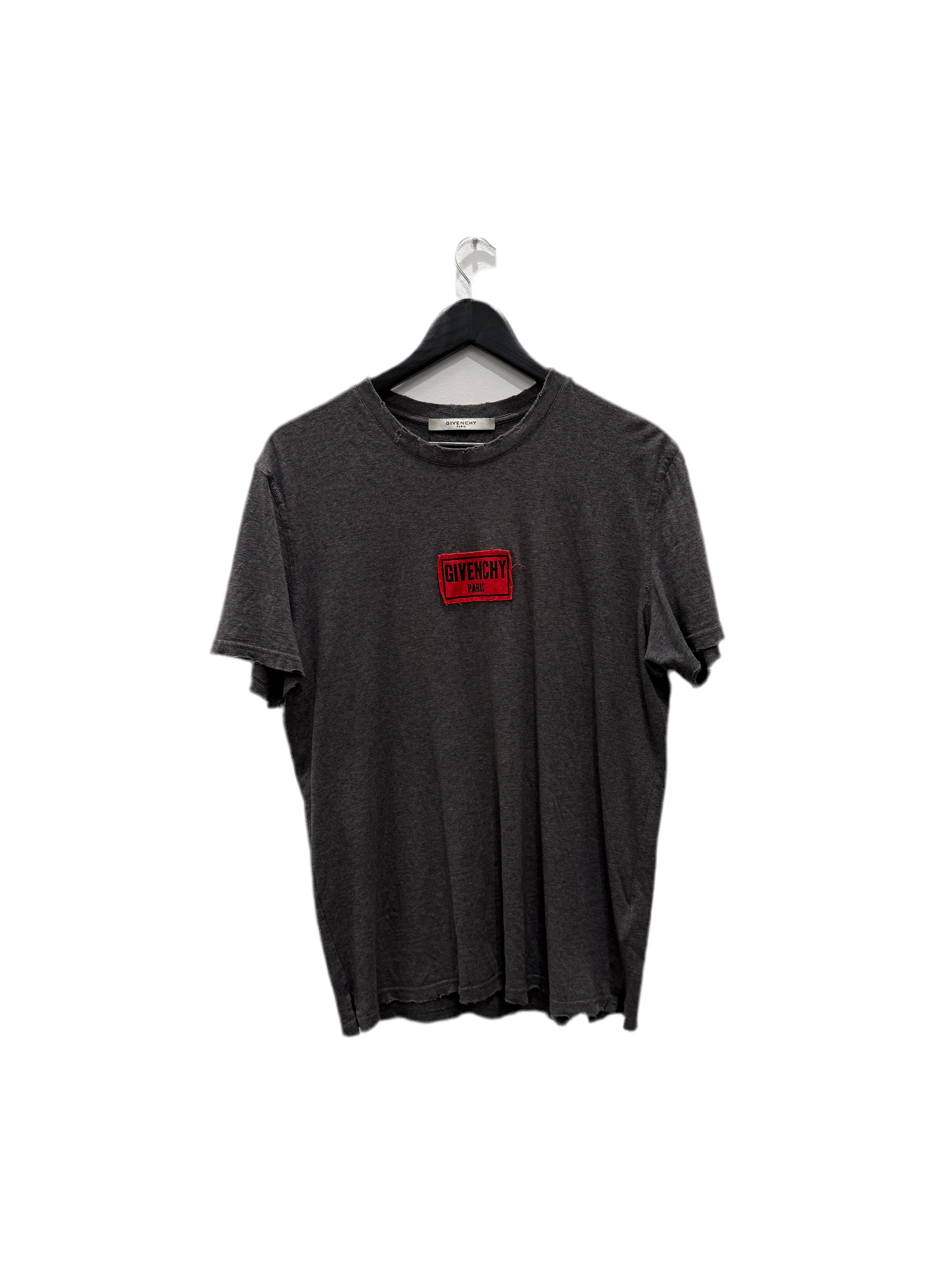 Givenchy Paris Distressed Tee Grey Size Large - Joey Sneakers