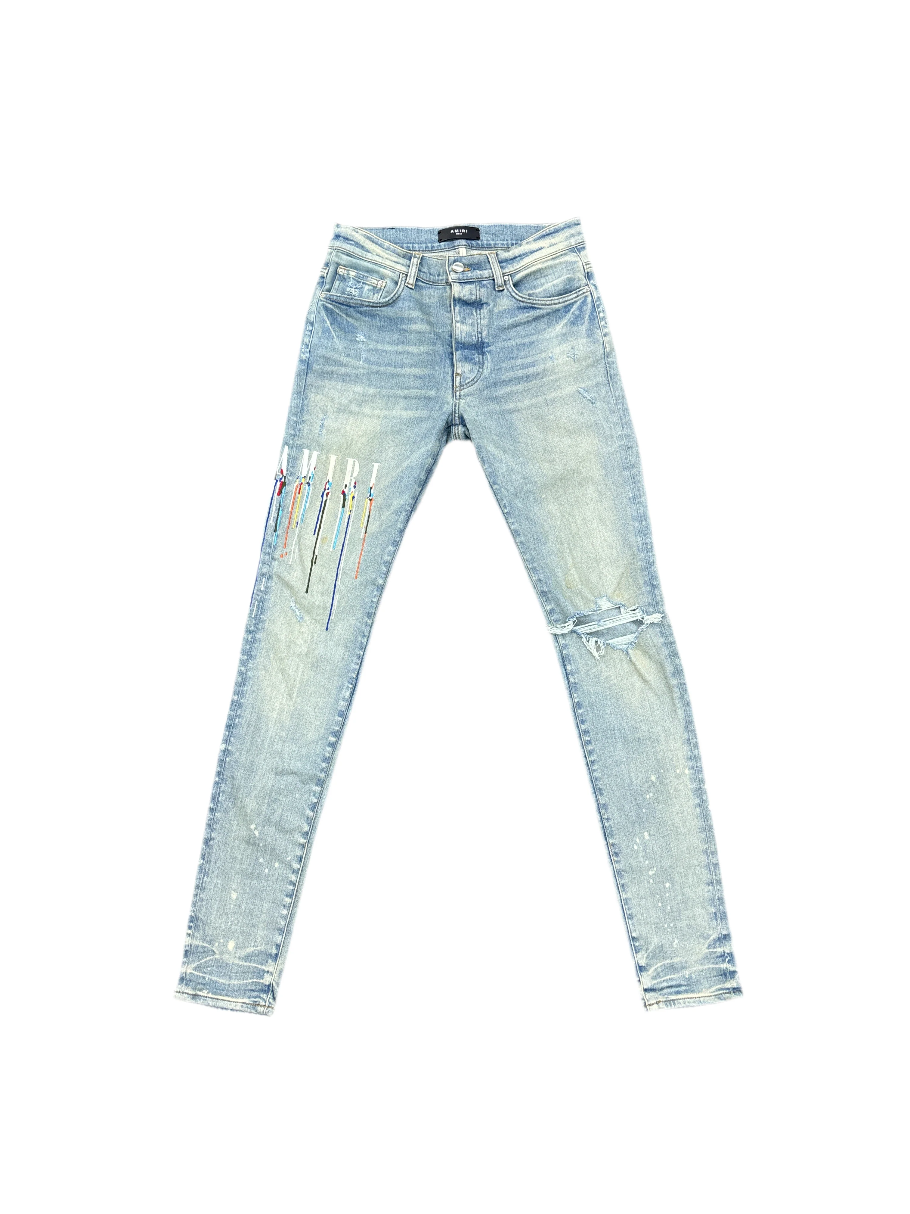 Amiri Paint Drip Denim Jeans / Size 31 - Joey Sneakers
