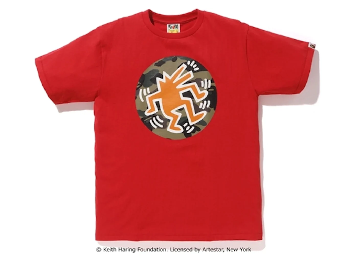 BAPE x Keith Haring Tee 5 Red - Joey Sneakers