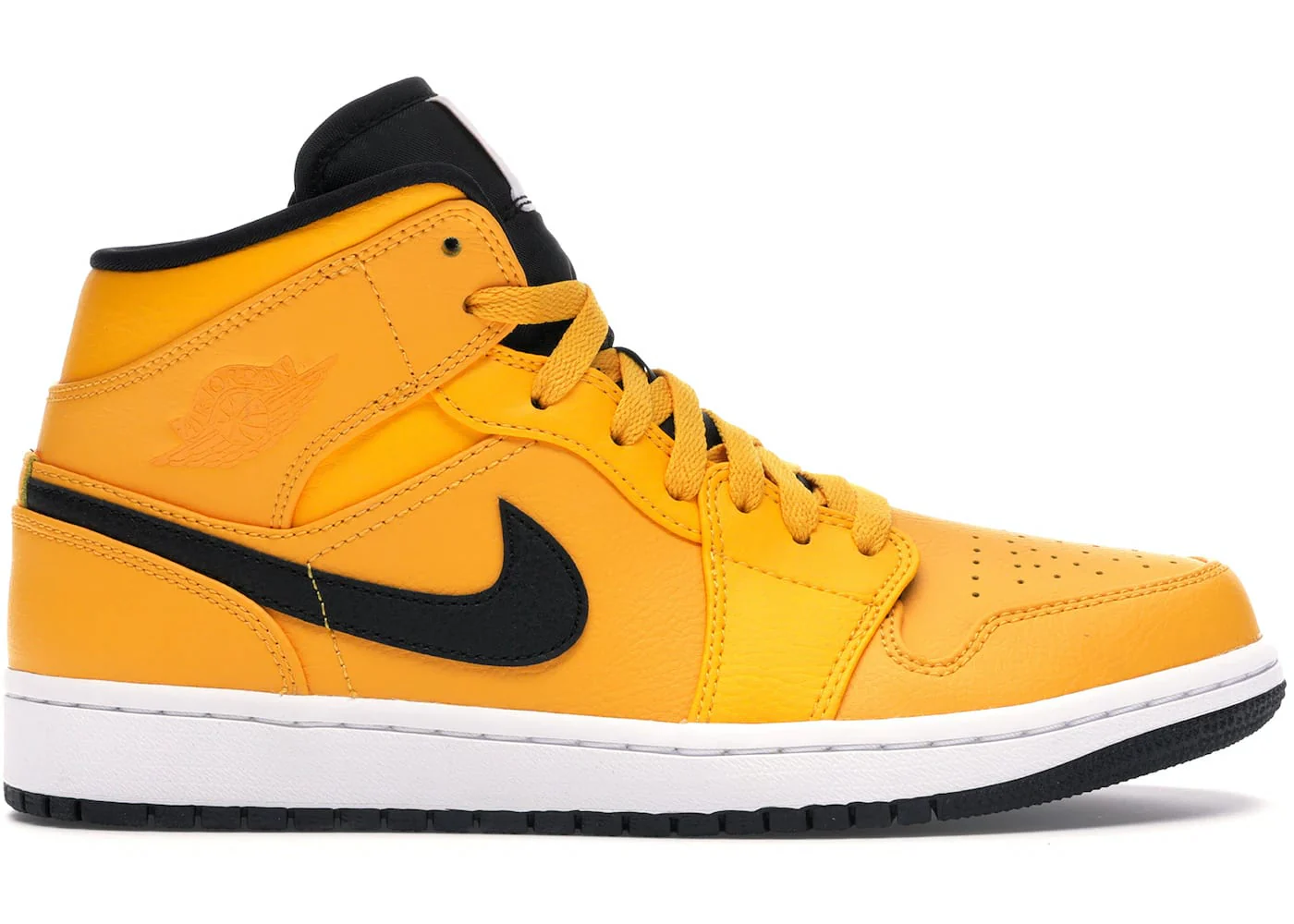 Jordan 1 Mid University Gold Black - Joey Sneakers