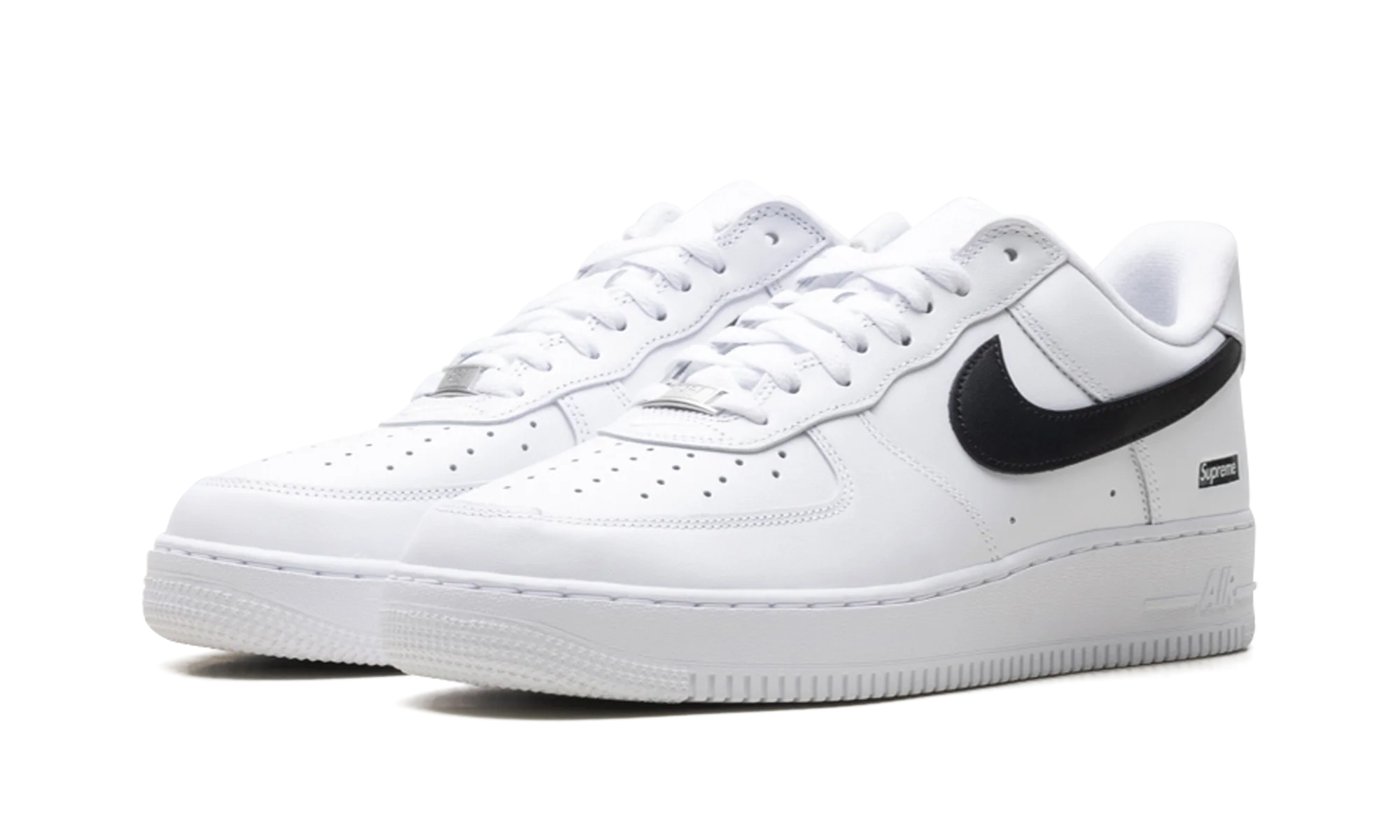 Nike Air Force 1 Low Supreme White Black - Joey Sneakers