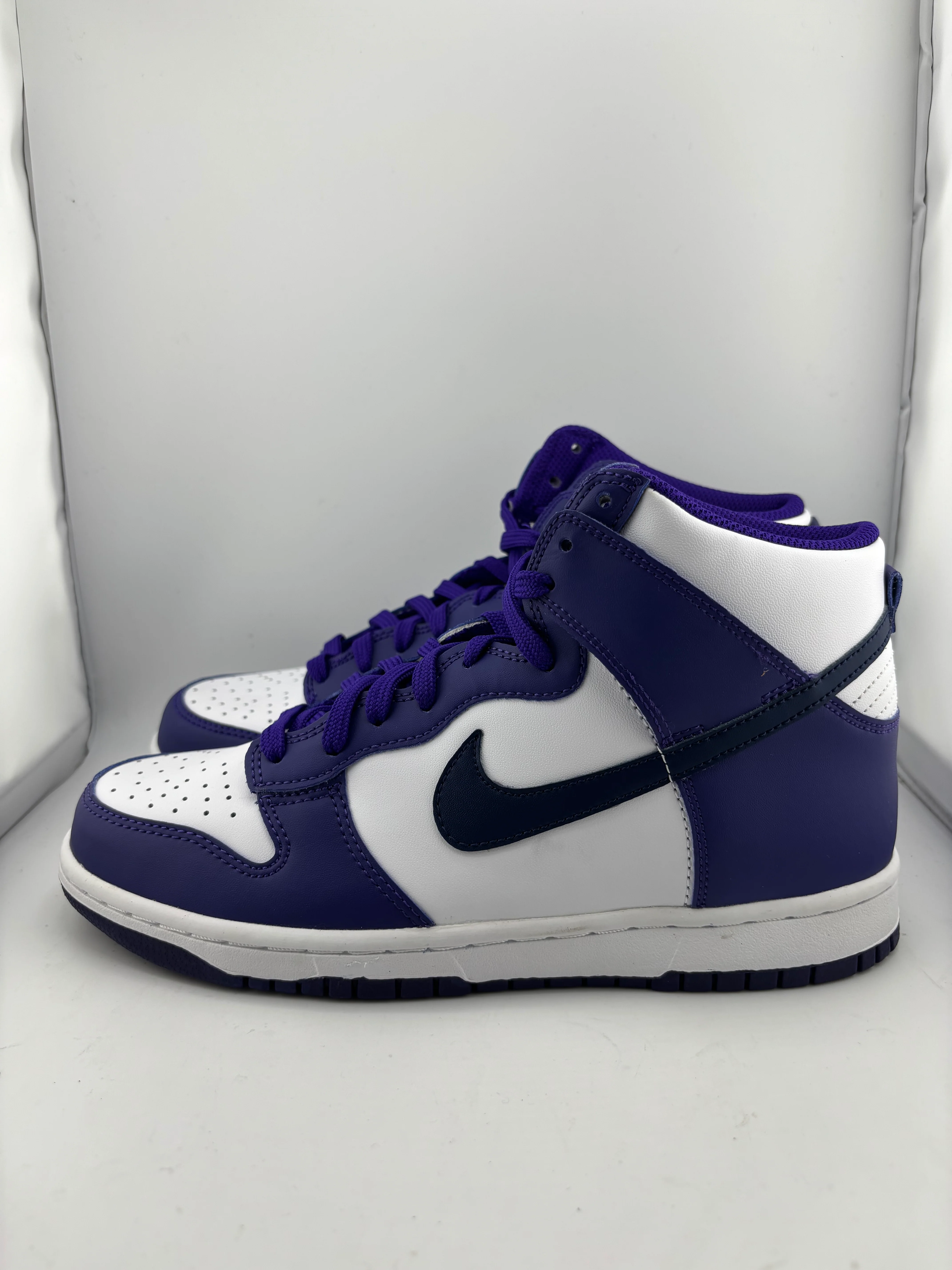 Nike Dunk High Electro Purple Midnght Navy (GS) - Joey Sneakers