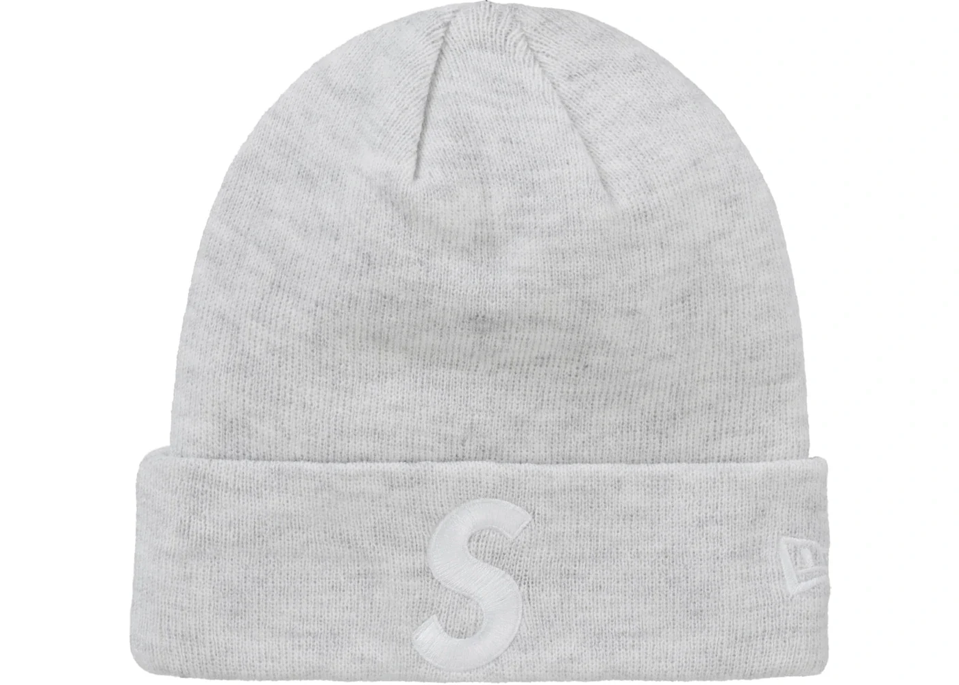 Supreme New Era S Logo Beanie (FW24) Heather Grey - Joey Sneakers