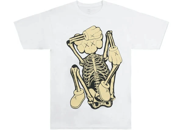 KAWS SKELETON NEW FICTION T-shirt Bone - Joey Sneakers