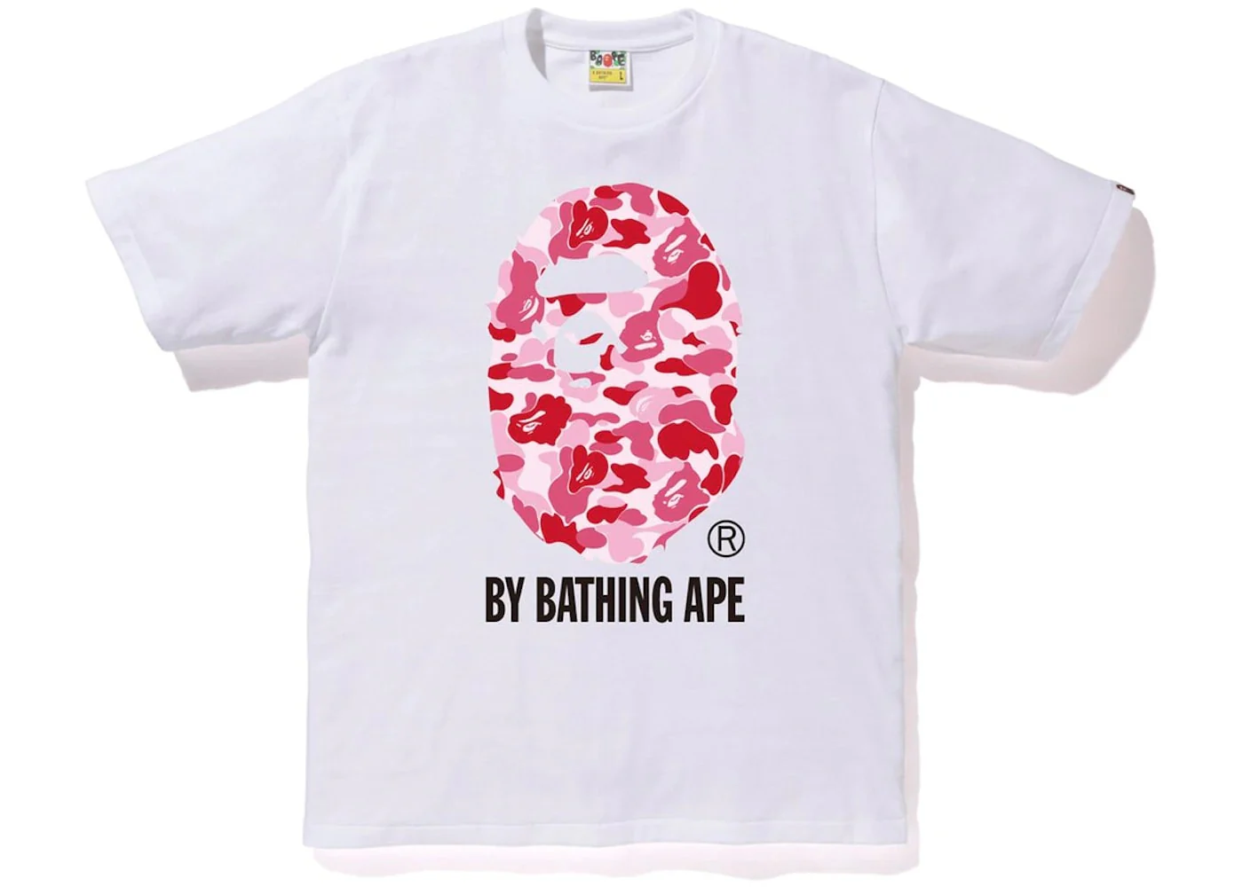 BAPE ABC By Bathing Tee White/Pink - Joey Sneakers