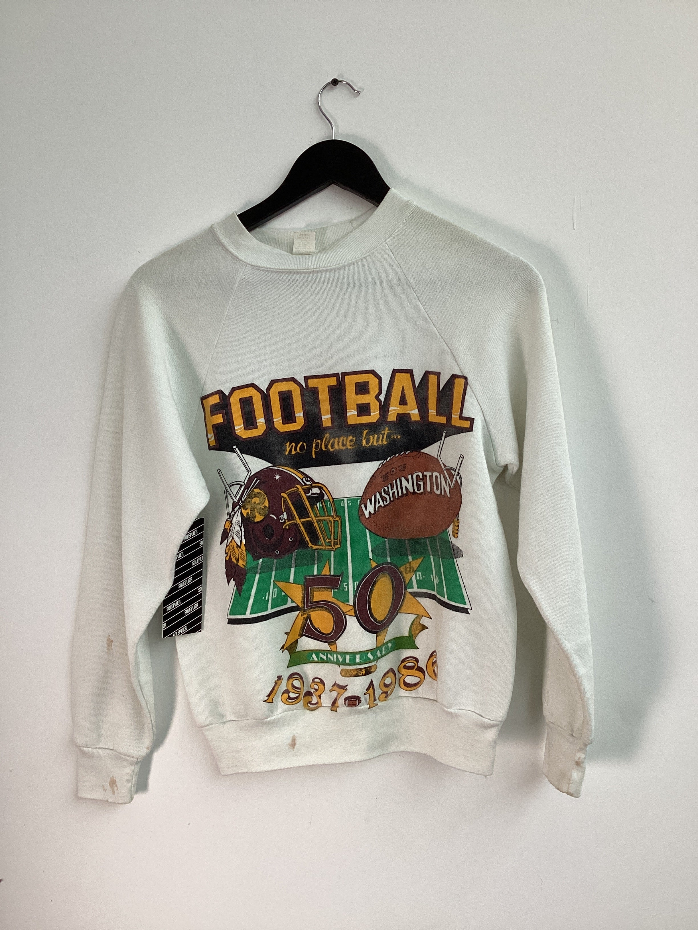 Vintage Washington Redskin Crewneck White - Joey Sneakers