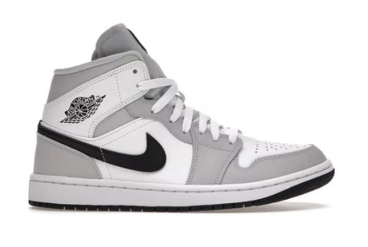 Jordan 1 Mid Light Smoke Grey (W) - Joey Sneakers