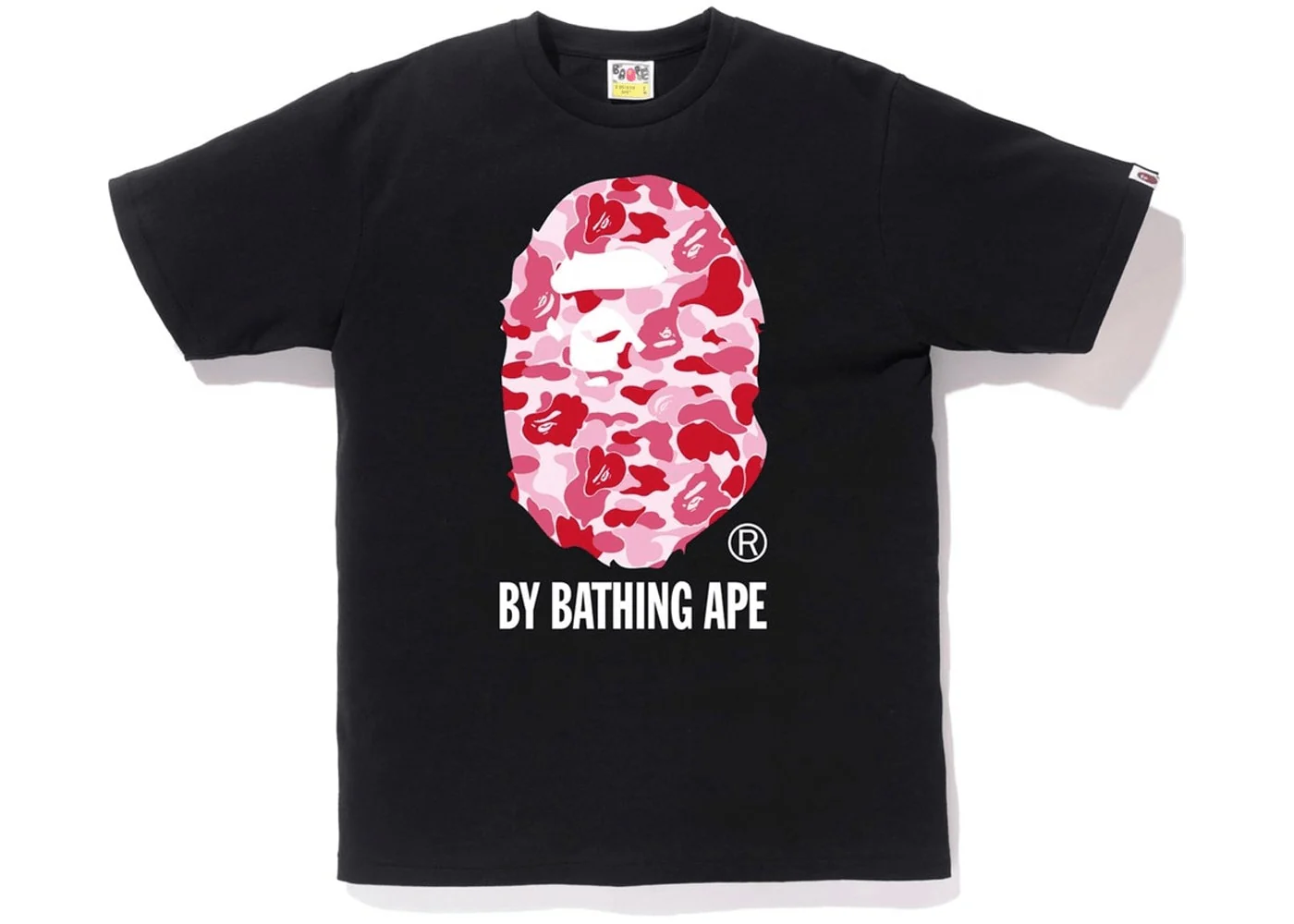 BAPE ABC By Bathing Tee Black/Pink - Joey Sneakers