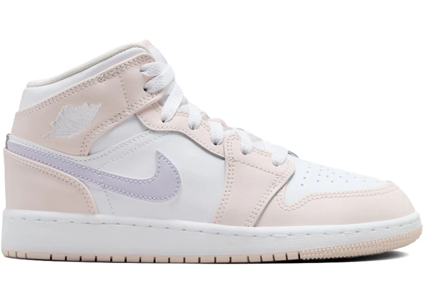 Jordan 1 Mid Pink Wash (GS) - Joey Sneakers