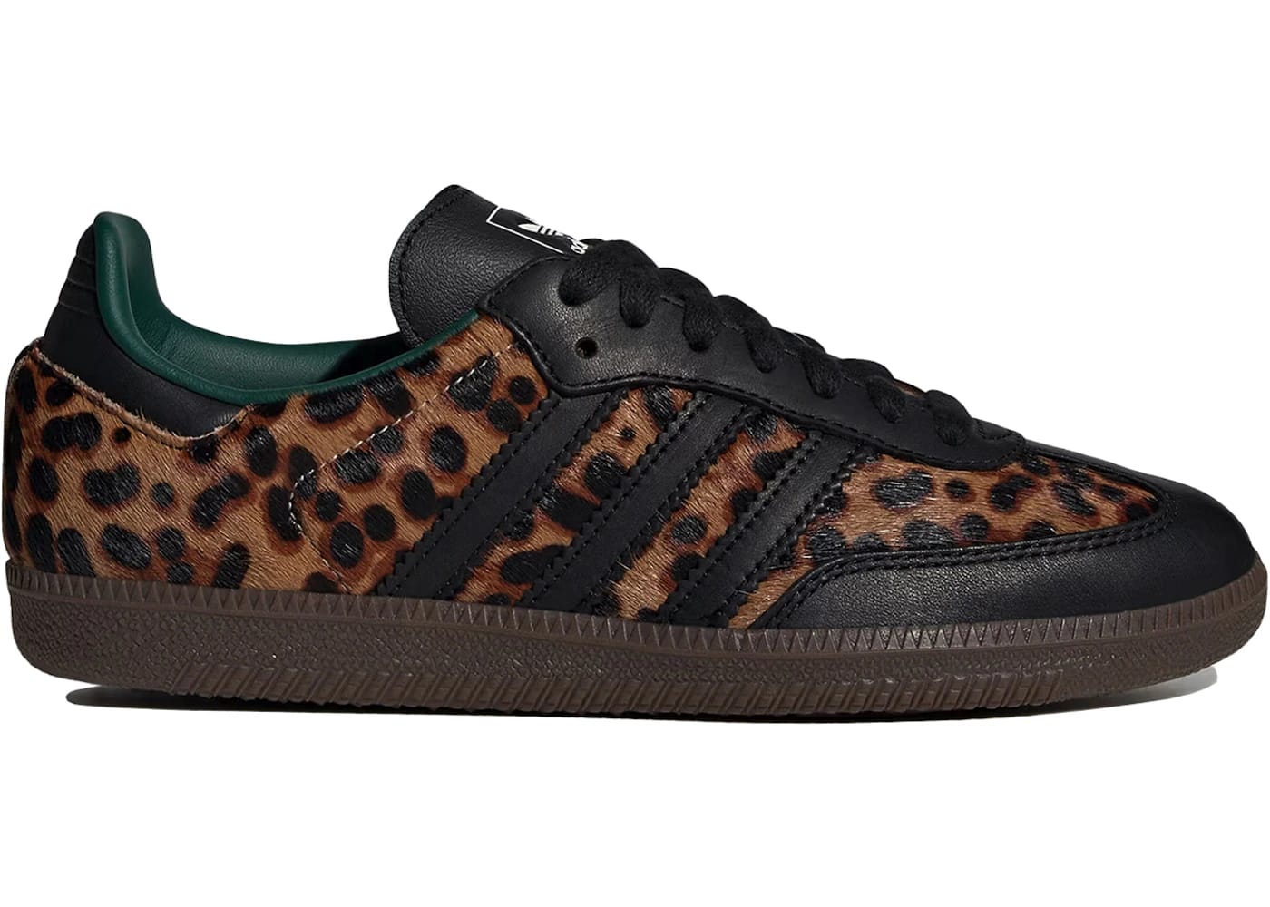 adidas Samba OG Black Green Leopard (Women's) - Joey Sneakers