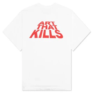 Gallery Dept. ART THAT KILLS White Tee - Joey Sneakers