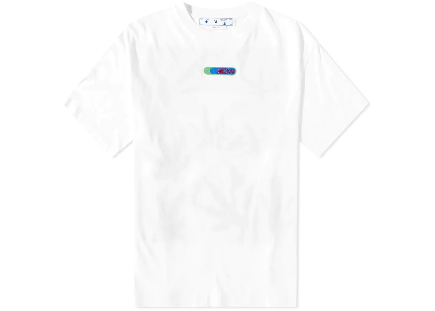 Off-White Weed Arrows Oversized T-Shirt White/Green - Joey Sneakers