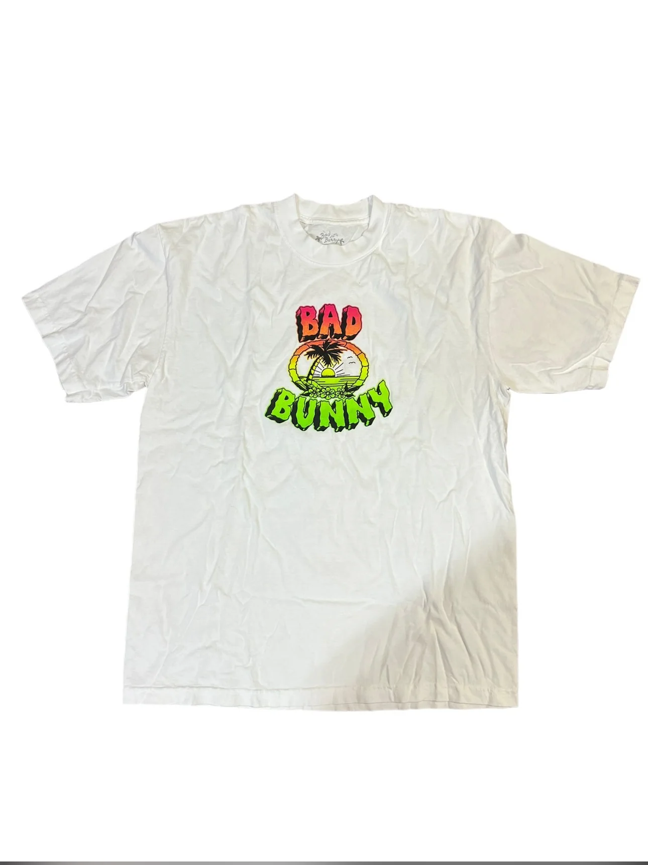 Bad Bunny Un Verano Sin Ti Palm Tree Tee White - Joey Sneakers