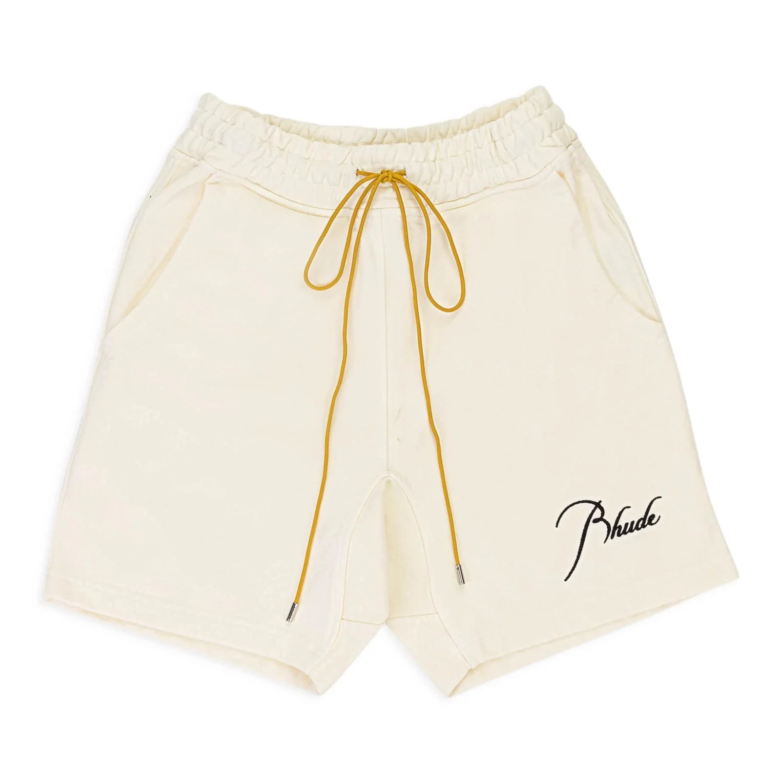 Rhude Script Sweatshorts Cream - Joey Sneakers