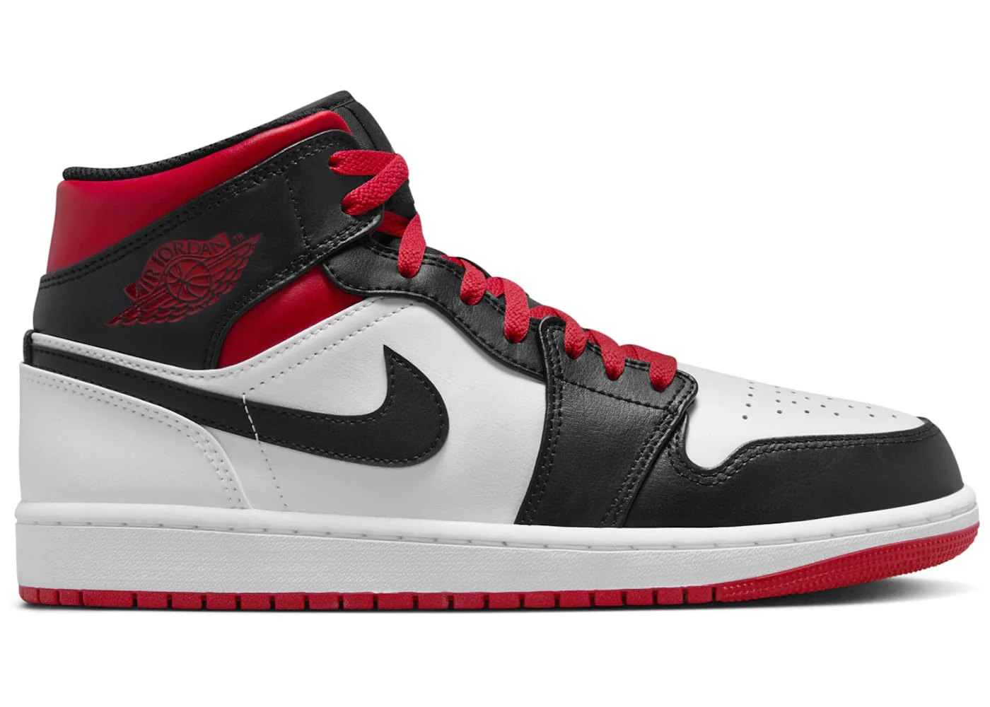Jordan 1 Mid Gym Red Black Toe - Joey Sneakers
