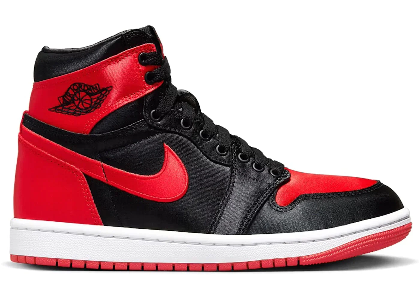 Jordan 1 Retro High OG Satin Bred (Women's) - Joey Sneakers