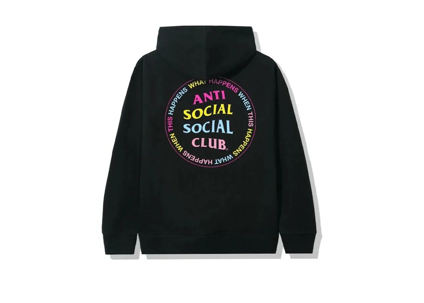 Anti Social Social Club What Happened Hoodie Black - Joey Sneakers