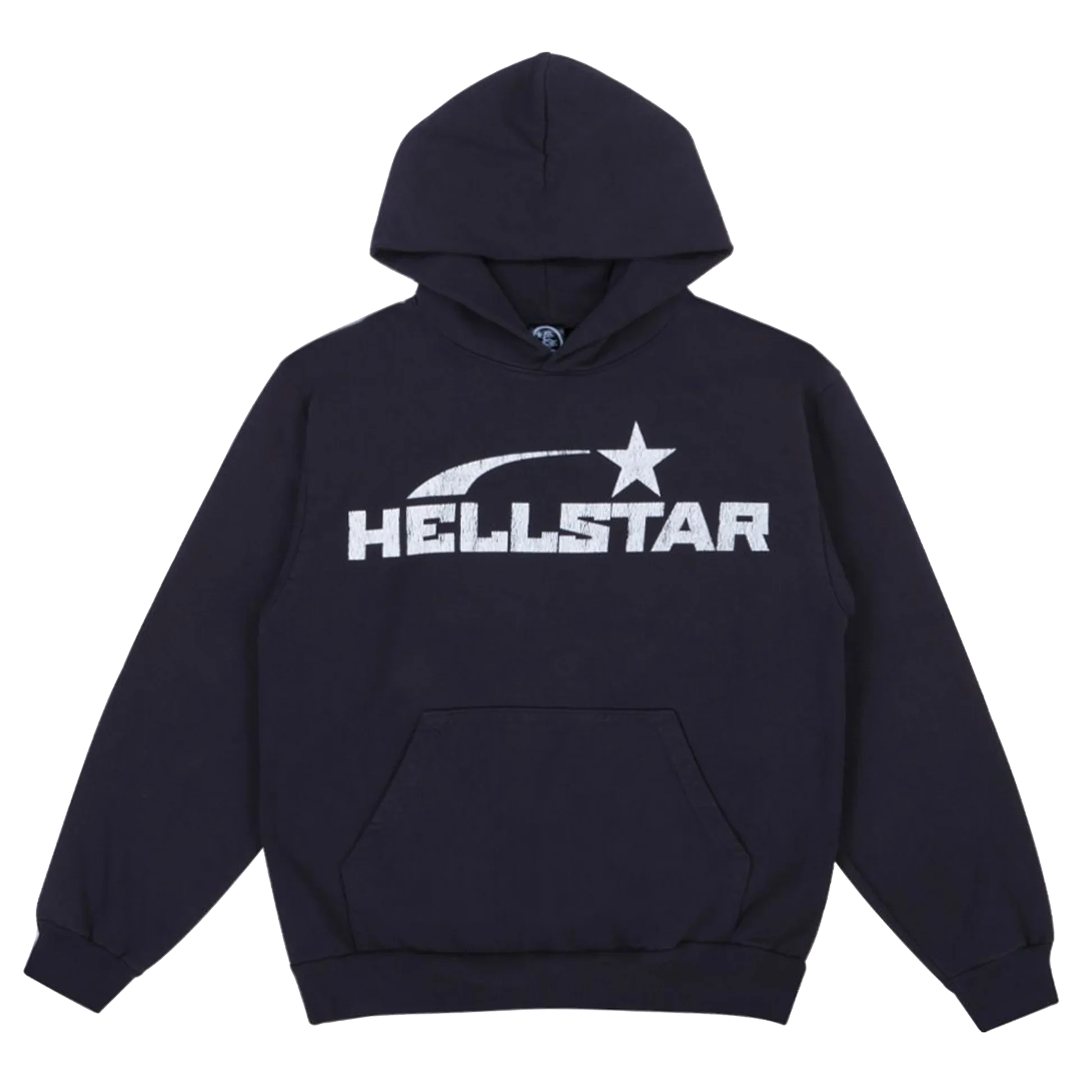 Hellstar Basic Logo Hoodie Washed Black - Joey Sneakers